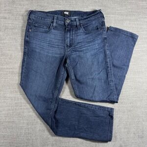 PAIGE Lennox Jeans Men's 30x26 Slim Blue Stretch Denim Medium Dark Wash